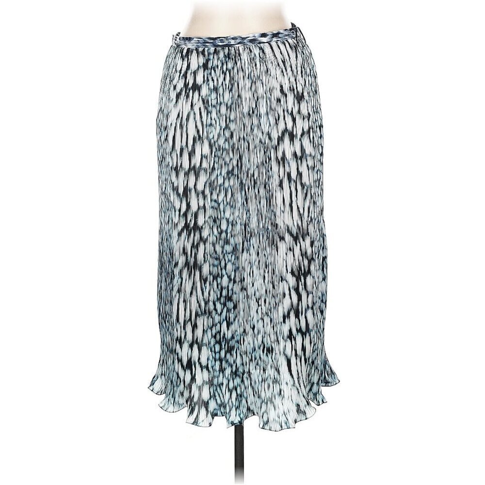 Elie Tahari 2-Piece Set – Silk Top (M) & Pleated Midi Skirt (10 Medium) Coord - Picture 8 of 11